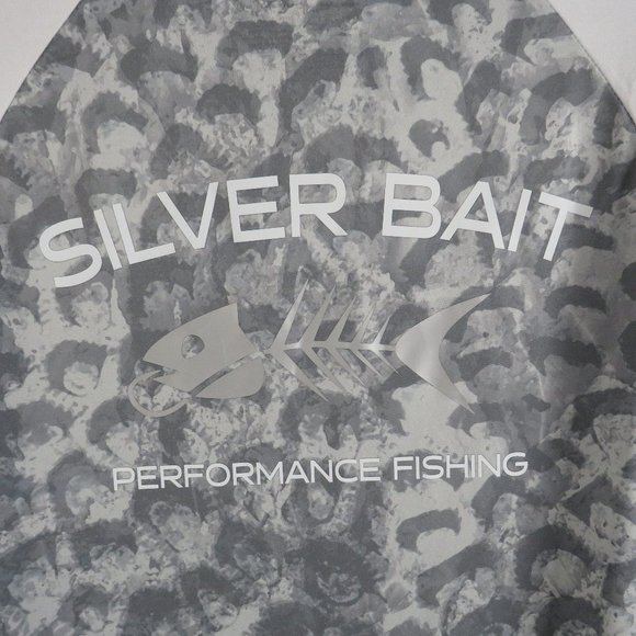 Silver Bait* Men's Short Sleeve Crew Neck Straight Hem Pullover Tee Shirt~XL - Picture 4 of 12
